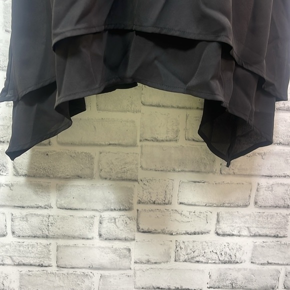 L AMOUR Sleeveless Handkerchief Hem Tie Back Dress by Nanette Lenore NWOT Small - Picture 9 of 12